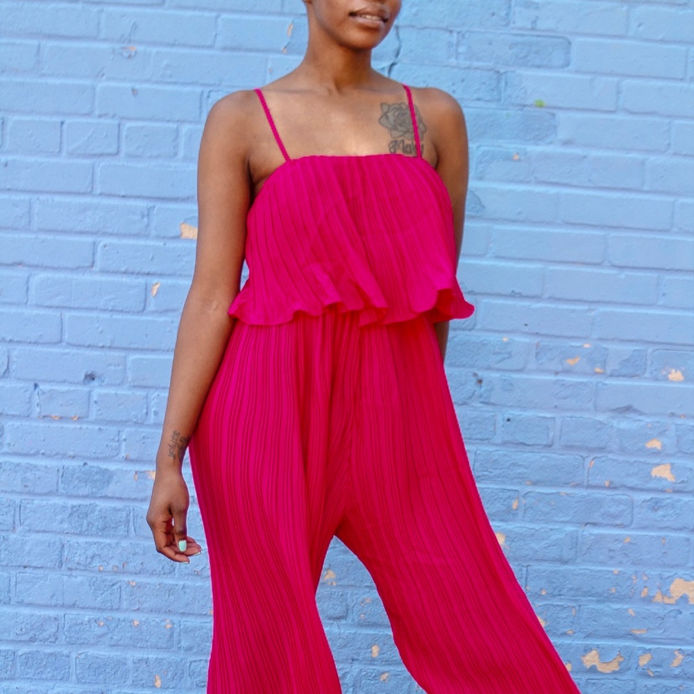 Pink, Flowy Jumpsuit